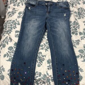 INC International Concepts Blue Straight Leg Jeans